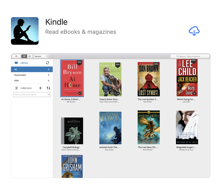 kindle app for mac pro